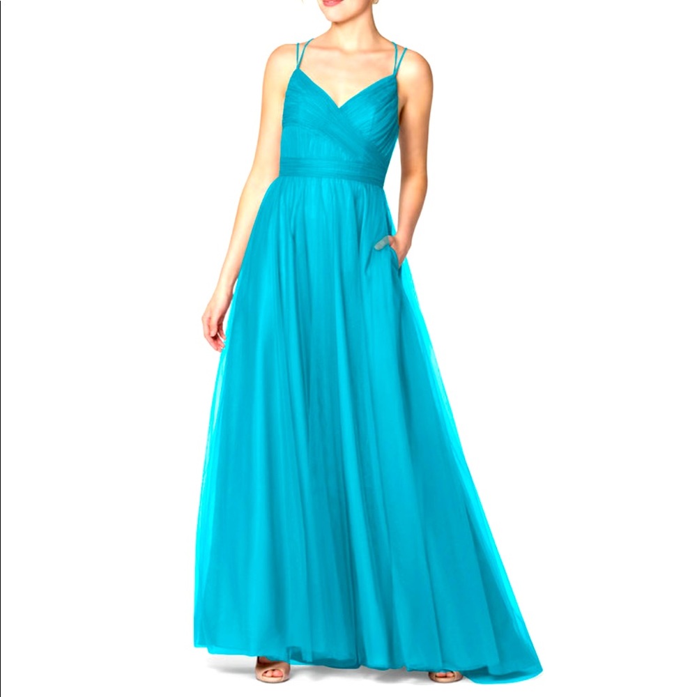 💚Emerald Green Azazie “The Angelette” Dress💚